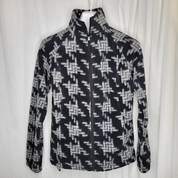 Columbia Women's Gray Hash Pattern Full Zip Fleece, L - Picture 1 of 12